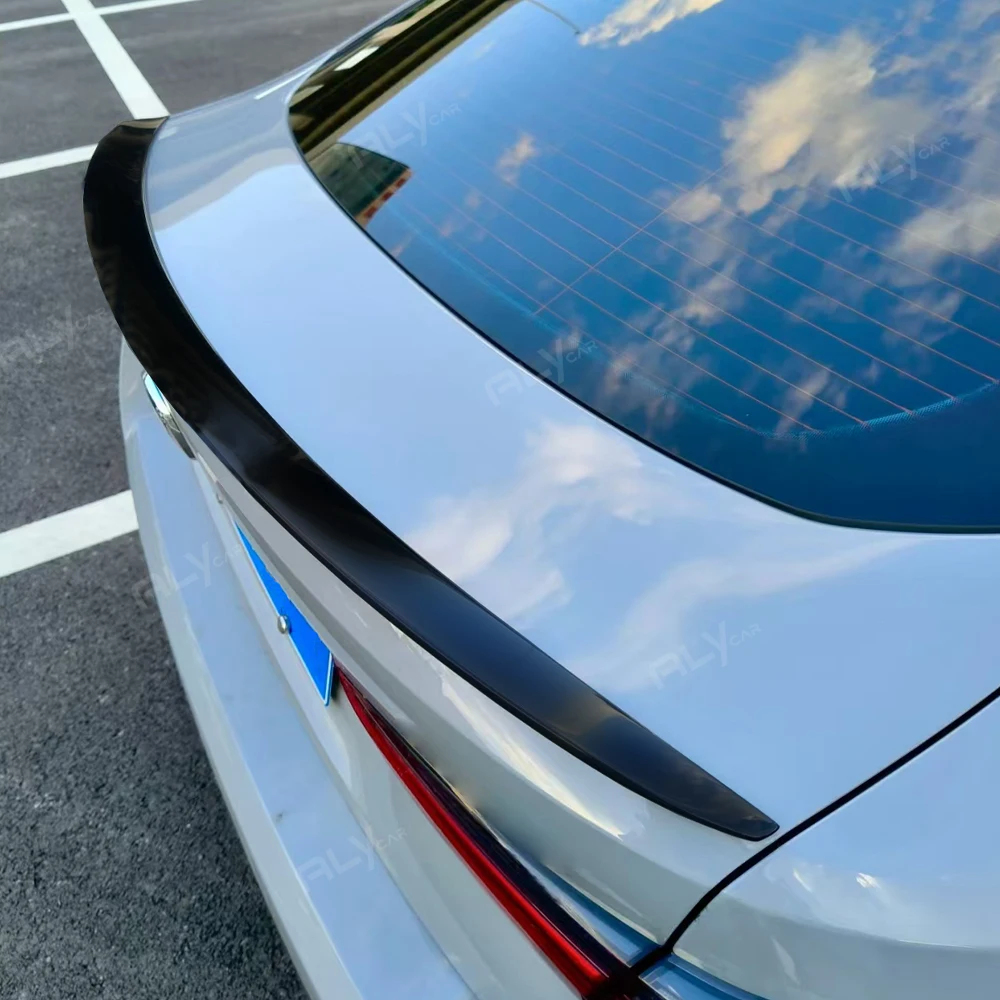 1 pçs carro abs universal 1.2m blackspoiler acessório carros spoiler macio auto traseiro telhado tronco spoiler asa traseira lábio guarnição adesivos