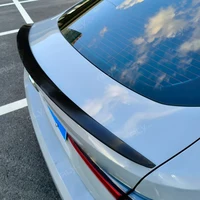 1 Uds ABS Universal 1,2 M BlackSpoiler accesorio coches alerón suave Auto techo trasero maletero alerón ala trasera labio pegatinas embellecedoras