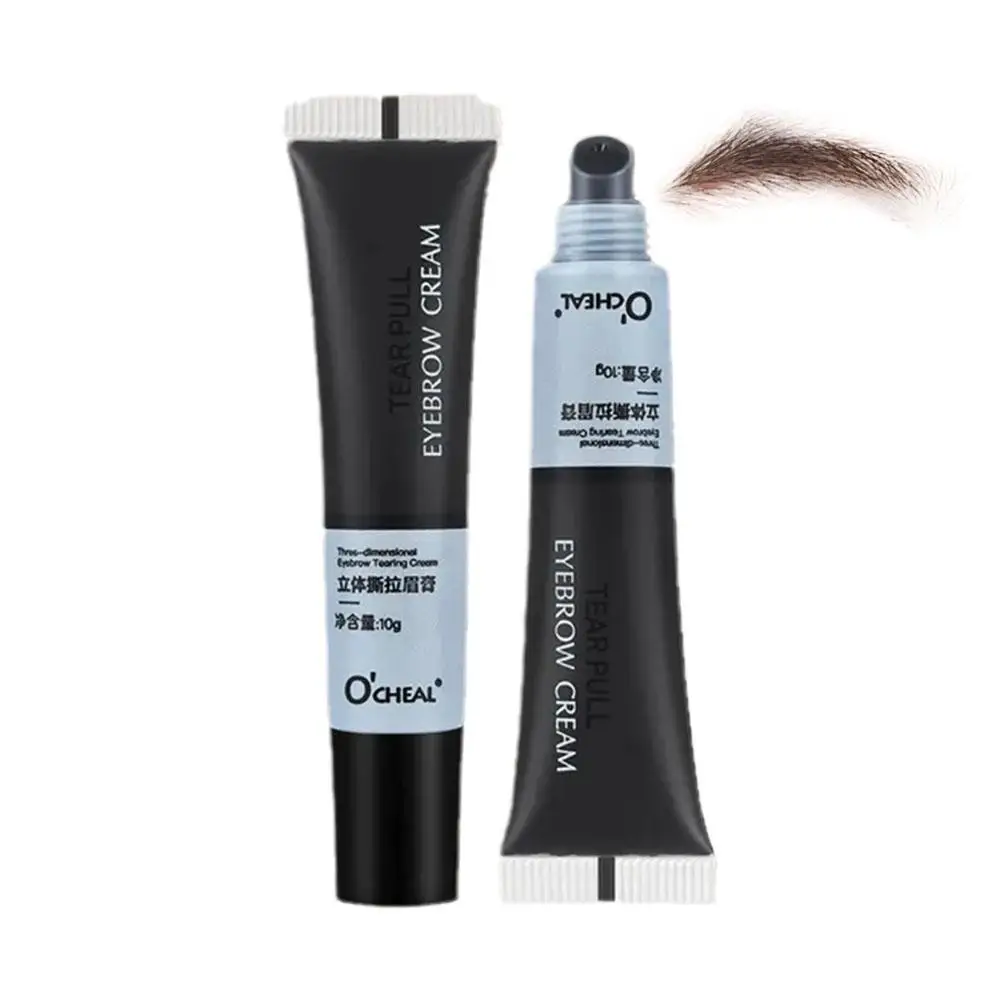 Crema para teñir las cejas, Gel de tinte Simple, tinte Natural, tinte rápido, impermeable, maquillaje, T6e6, 15 minutos