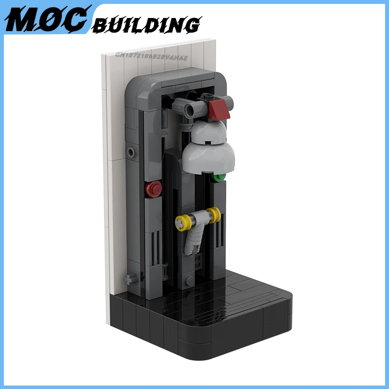 MOC Space Movie Game Scene Hat Dispenser Mechanical Device Model Building Blocks DIY Assemble Bricks Collection Toys Xmas Gifts