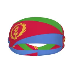 Sports Sweatband Breathable Headband Sweat Hair Head Band Eritrea Flag Yoga Headband