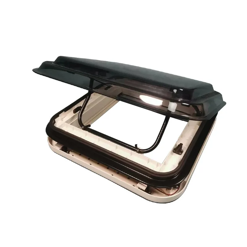 ATVFactory Direct Sale 500*500 Double-Glazing PMMA Acrylic Motorhome Roof Window Skylight