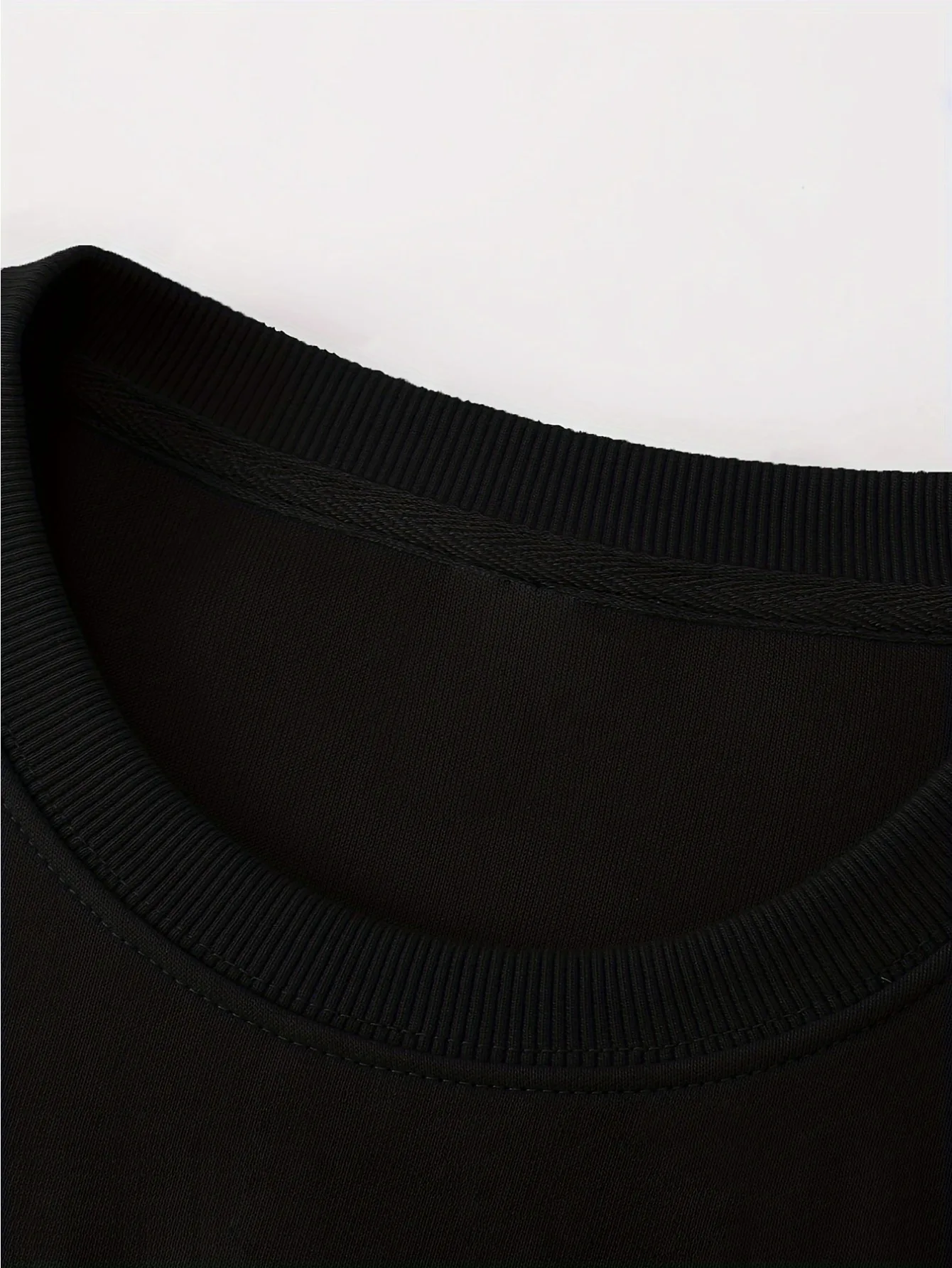 سويت شيرت رجالي برقبة دائرية، طباعة جرافيك مضحكة، هوديي برقبة دائرية للشارع الأسود للارتداء اليومي الكاجوال، أكمام طويلة لعيد الميلاد