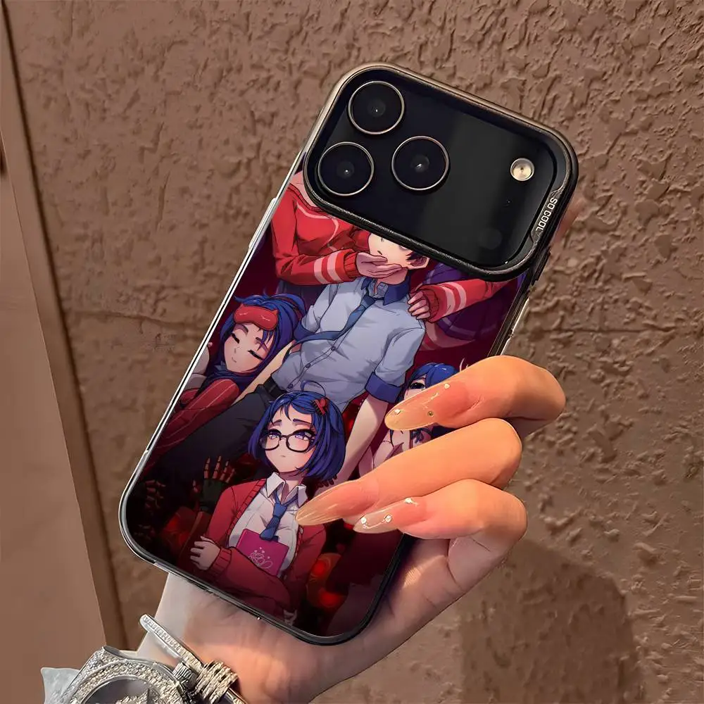 Casing HP Video Game M-MiSide Mita untuk iPhone 12 13 14 15 16 17Pro Max Plus Pelindung Berlapis