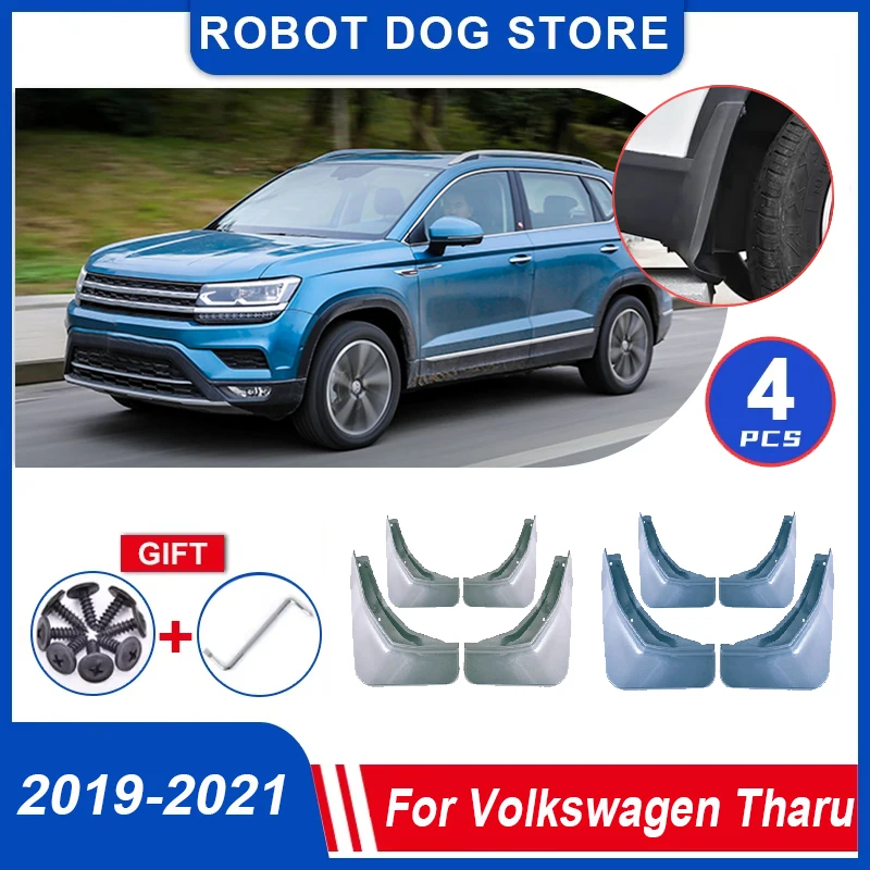 

4PCS Car Mudguards For VW Volkswagen Tharu Accessories 2019-2021 Body Part Mud Flaps Splash Guards Fender Flares Car Accessories