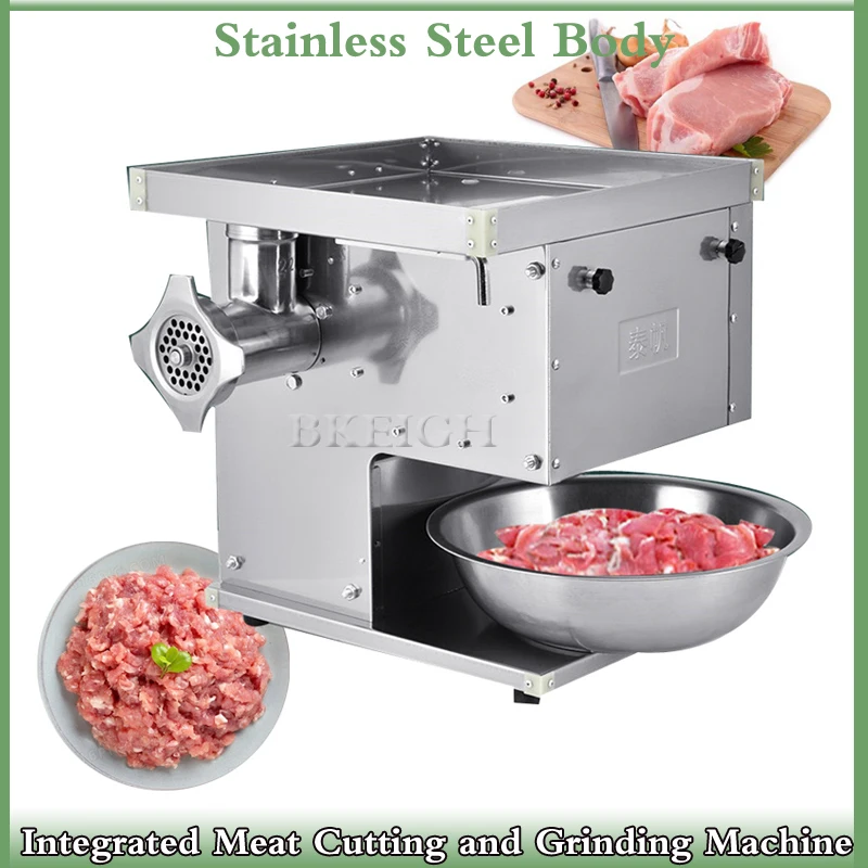 

Multi Functional New Vegetable Cutting Machine, Commercial Fresh Meat Slicer, Fully Automatic Adjustable Thickness Meat Grinder