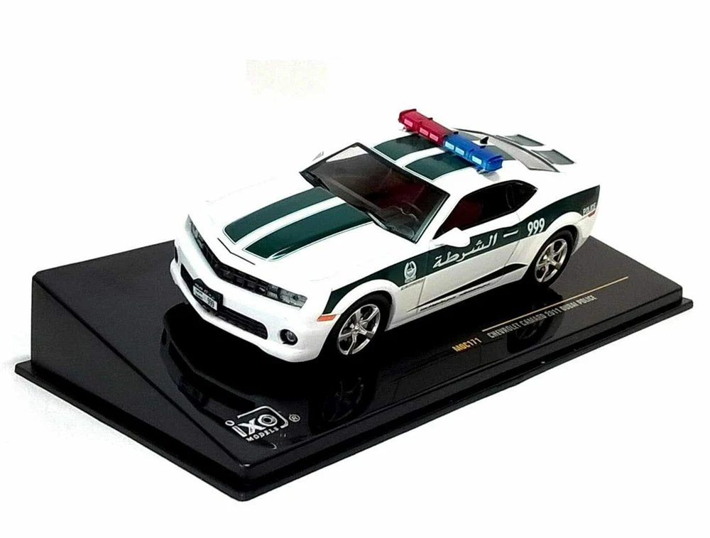 New IXO Models 1/43 Scale Camaro 2011 Dubai Police-Car Toys Diecast Model Car for collection gift