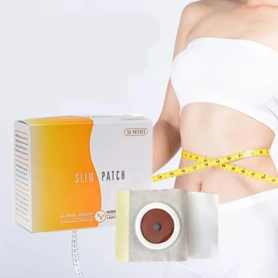 Custom 10pcs/set Slim Patch Kit Laziness Magnetspills Easy To Use Portable Fat Burning Weight Loss Body Firming Slim Navel Patch