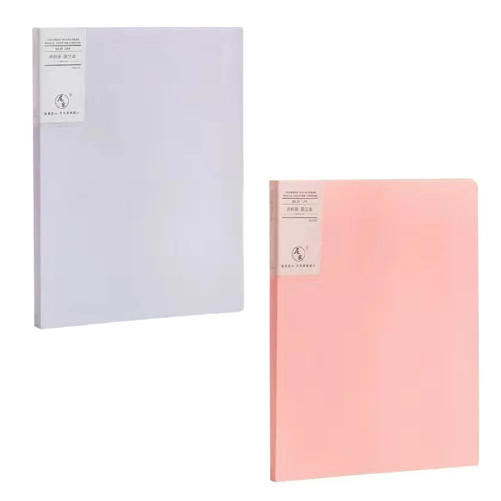

2Pcs A4 Plastic File Holders Multi-Function Expanding Document Folders Portable Office File Organizers Receipt Storage