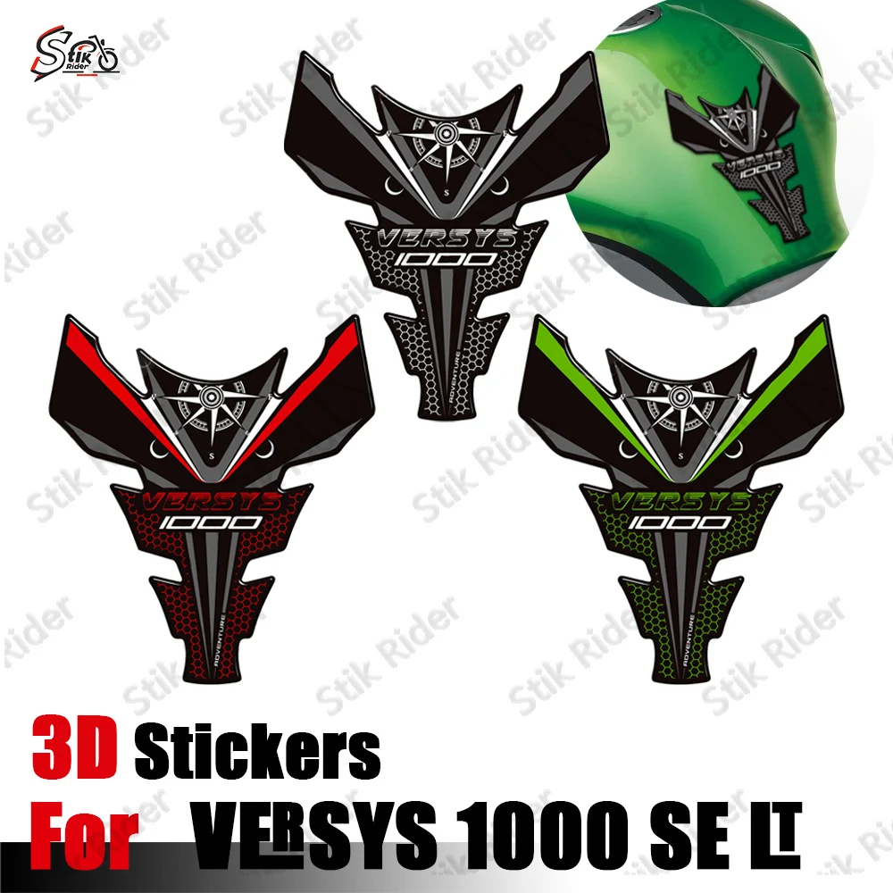 

Для Kawasaki VERSYS 1000 SE LT мотоциклетный бак Pad, боковой комплект для газа, мазута, багажника на колено, чехлы для багажа, наклейки на лобовое стекло, протектор