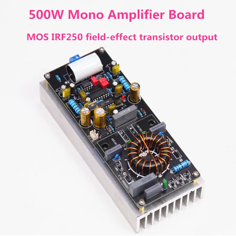 

HiFi 500W Mono IR2110 Drive MOS IRF250 FET field-effect Transistor Tube Output Class D Digital Audio Amplifier Board