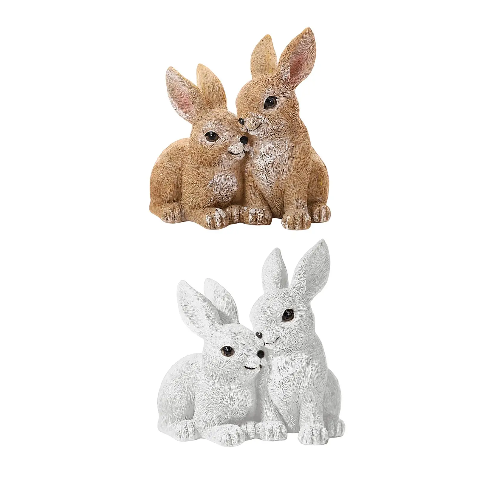 

Статуя кролика, пасхальное украшение, очаровательный идеальный подарок, художественное ремесло, скульптура кролика, фигурка кролика из смолы для крыльца, балкона, офиса