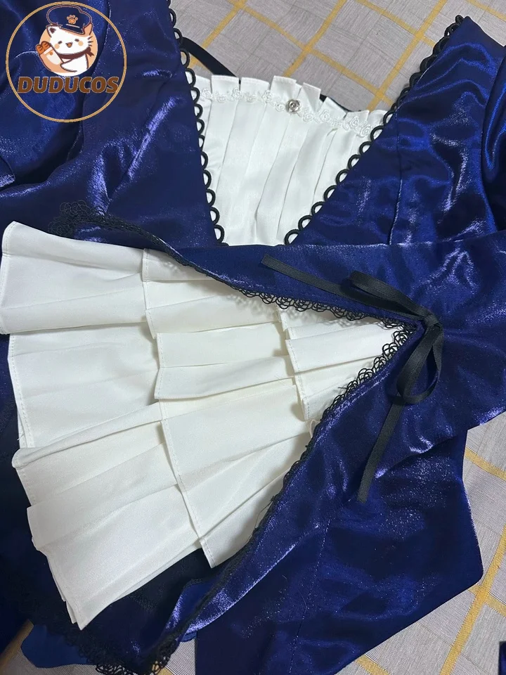 DUDU-SR Rozen Maiden Suigintou Cosplay Costume Dress Role Play Wigs Outfit Halloween Carnival Party Uniform