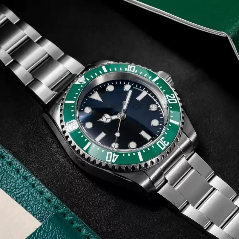 Diving watch titanium with helium discharge valve deep waterproof watch automatic mechanical movement