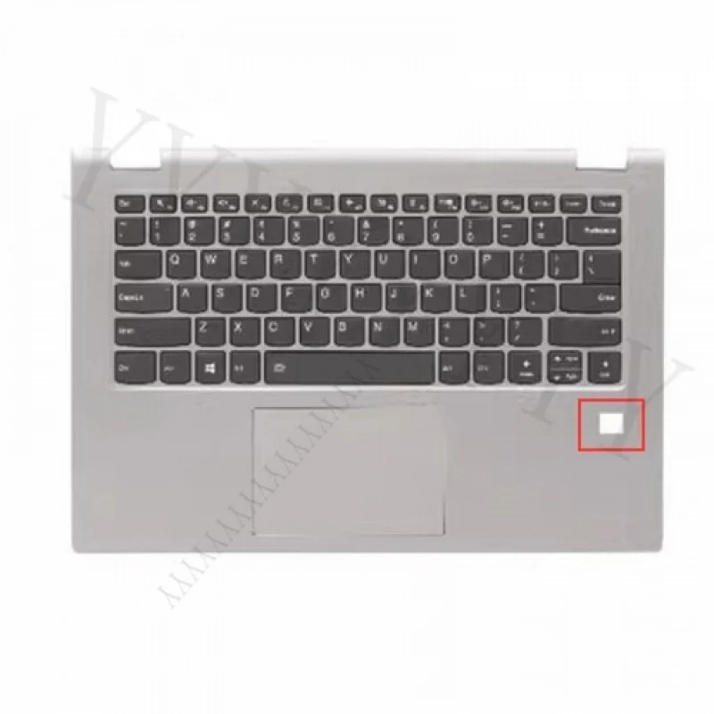Y + Palmrest مع لوحة مفاتيح بإضاءة خلفية لجهاز Lenovo Ideapad FLEX-14 C340-14 14IWL 14API 14IML