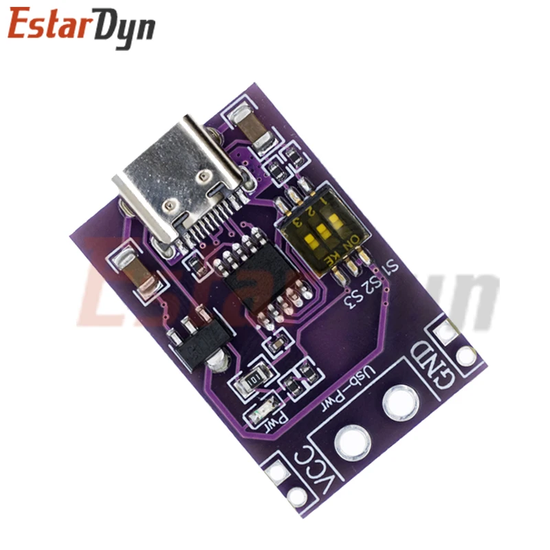 Type-C QC AFC PD2.0 PD3.0 to DC Spoof Scam Fast Charge Trigger Polling Detector USB-PD Notebook Power Supply Change Board Module