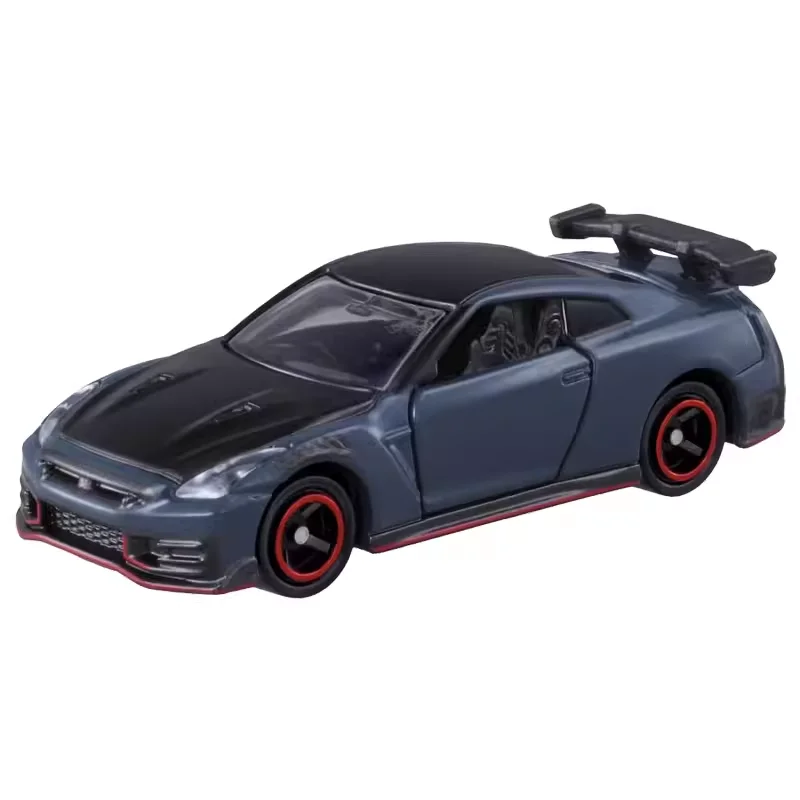 TAKARA TOMY-Coche de juguete de simulación de aleación fundido a presión, modelo de coche deportivo Nissan GT-R, caja roja y blanca, número 60, regalo para niños