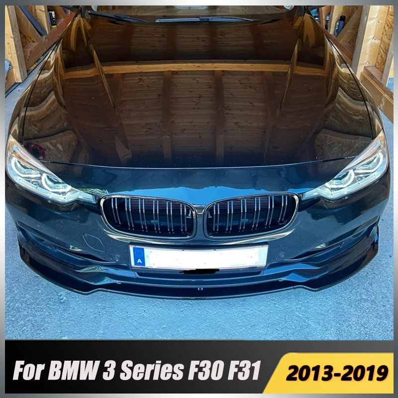 

2PCS F30 F31 3 Series Standard 2013-2019 Car Front Spoiler Bumper Lip Splitter Diffuser ABS Gouard Cover Body Kits