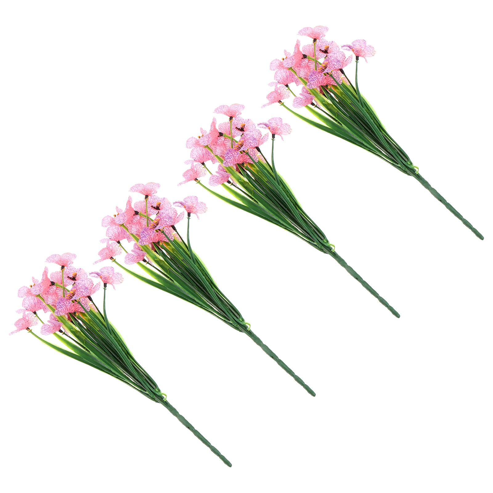 

Simulated Violet Ornaments Dining Room Decor Vintage Artificial Flowers Fake Stem