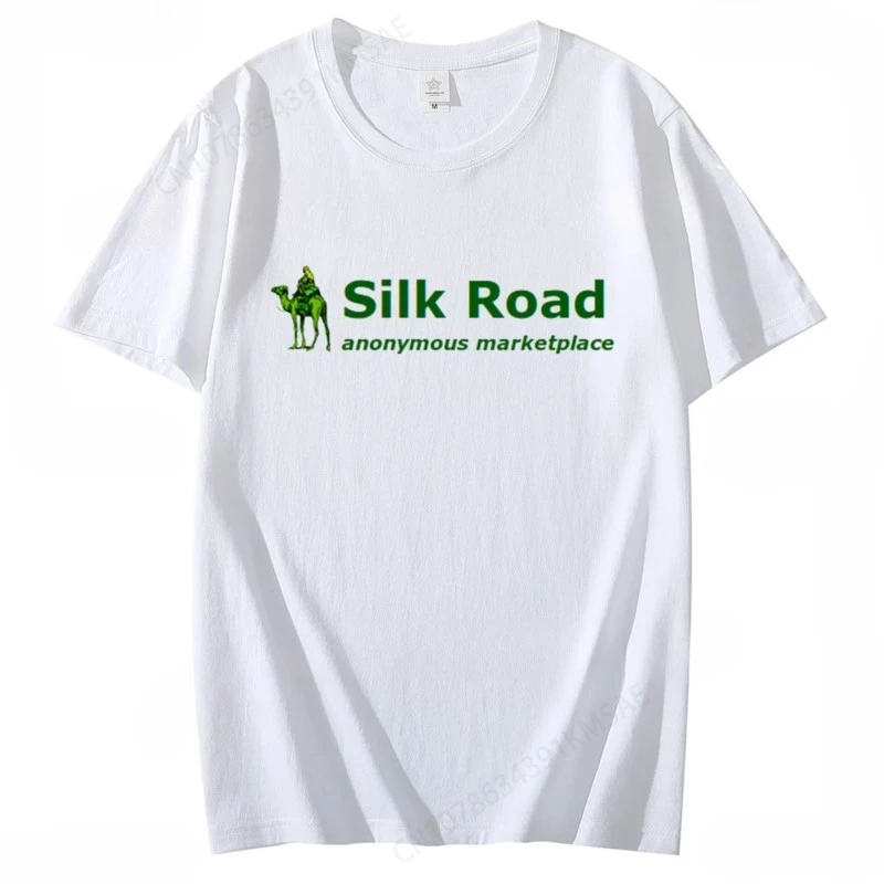 Summer The Silk Road Movie Tops Mens  Clothing Hot Silk Road Logo Deep Dark Web Darknet Anonymous Marketplace Women T Shirt