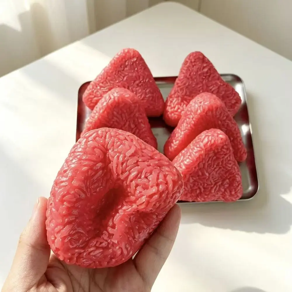 Plasticity Rice Balls Squeeze Toys Anxiety Relief Kneading TPR Fidget Toy Hand Relax Comfortable Rice Balls Squishy Toy