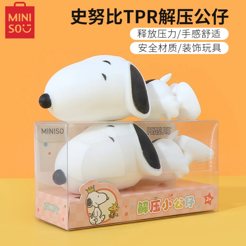 

Miniso Snoopy Decompression Doll Pinch Doll Releases Emotions and Decompresses Cartoon Anime Home Desktop Decoration for Girls