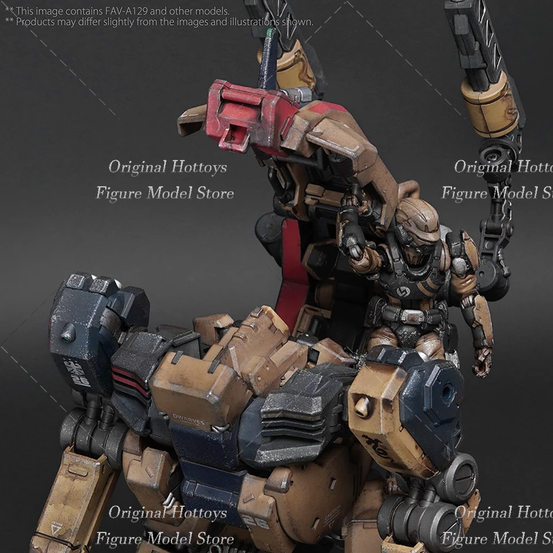 

Acid Rain War FAV-A129 1/18 Scale Soldier Dwarf Series Mecha Duergar D2R-w Full Set 3.75-inches Action Figure Model Gifts