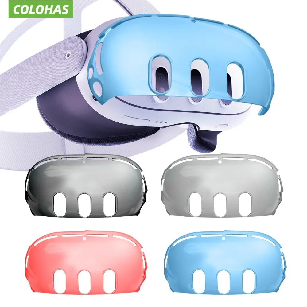 New for Meta Quest 3 Crystal Shell Scratch Resistant Cover Host Protective Cover for Quest 3 VR Accessory Drop Resistant Cover