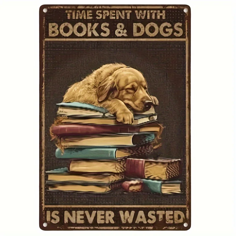 Golden Retriever Metal Wall Sign - 