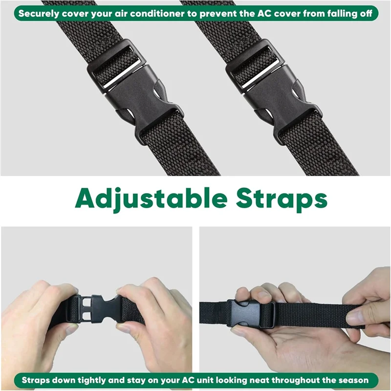 غطاء مكيف الهواء ABUD خارجي، غطاء وحدة التيار المتردد للنافذة، غطاء حماية تيار متردد مقاوم للغبار ومقاوم للماء للنافذة الخارجية