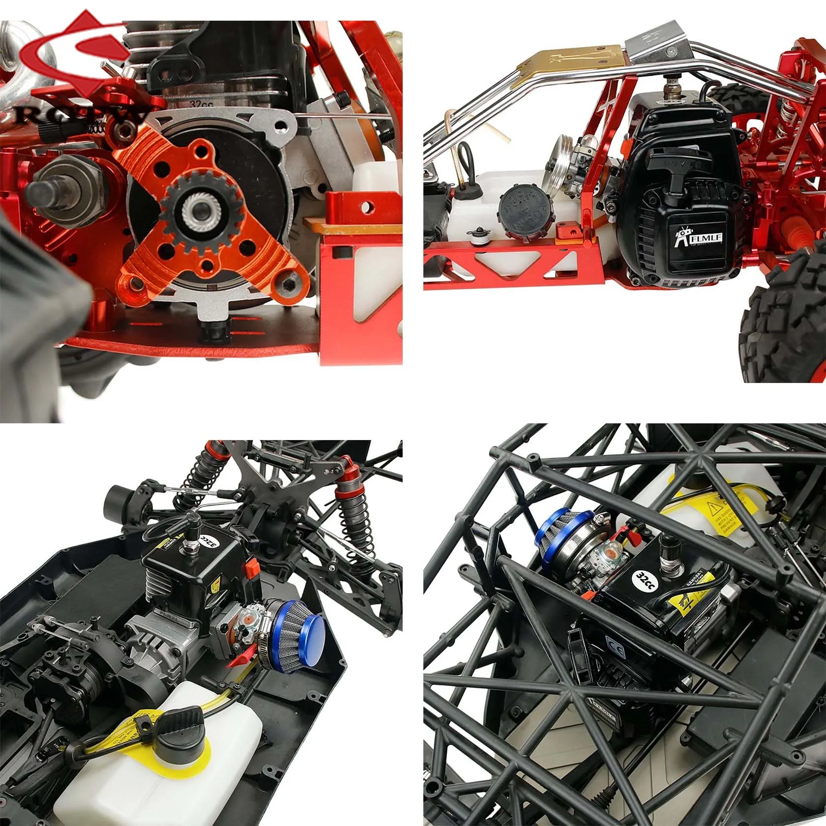 29CC 30.5CC 32CC PRO Reed Case Engine or with WT-1191 for 1/5 Rc Hpi Rofun Km Rovan Baja 5B 5T 5SC Losi FG GoPed Redcat DBXL MCD