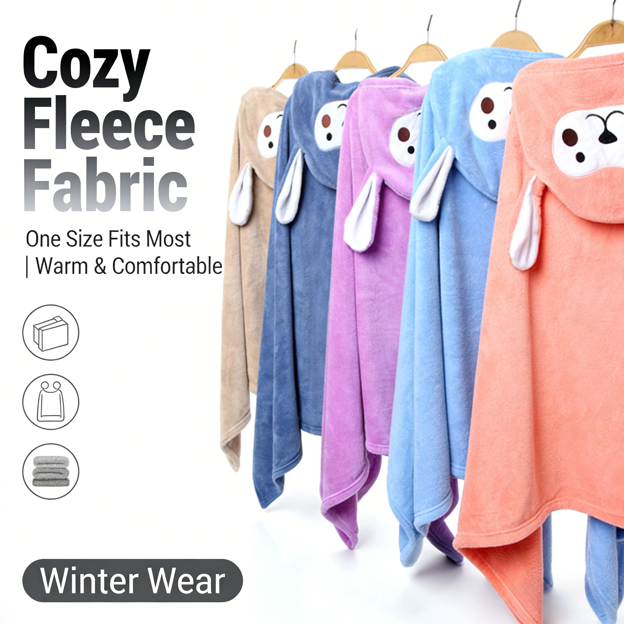 

Плащ из кораллового флиса для малышей, накидка с капюшоном, халат, пляжный, с героями мультфильмов, носимая, впитывающая накидка