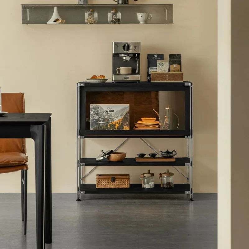 Lockers Solid wood display lockers Modern simple storage side cabinets Bauhaus shelves