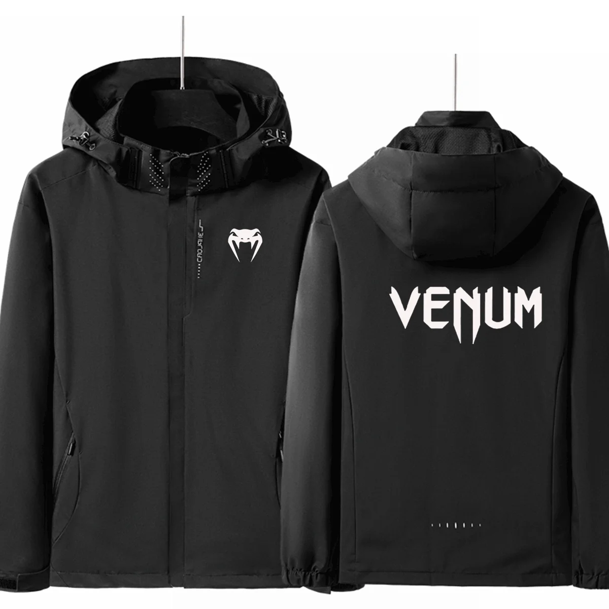 

Couple outdoor mountaineering suits, detachable cap jacket, windproof and waterproof raincoat, spring and autumn style