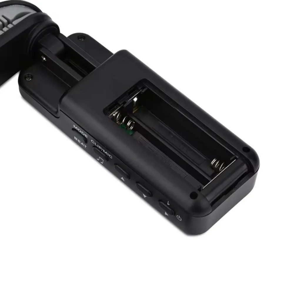 3 in 1 Rechargeable Metronome Tuner Clip-on Design Digital Display Guitar tuner Tone Generation 360 Rotation Bass tuner