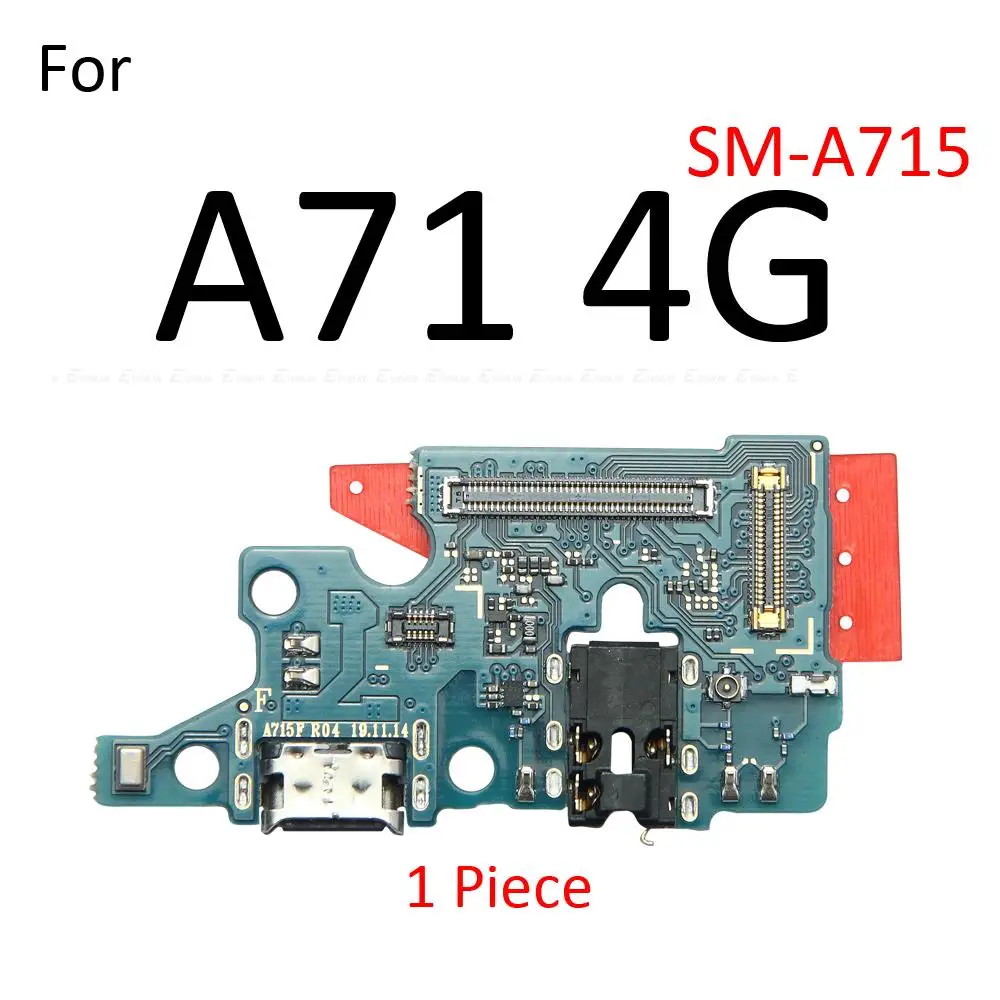 Fast Charging Port Connector Board Parts Flex Cable With Microphone Mic For Samsung Galaxy M42 M51 A51 A52 A71 A72 A90 4G 5G