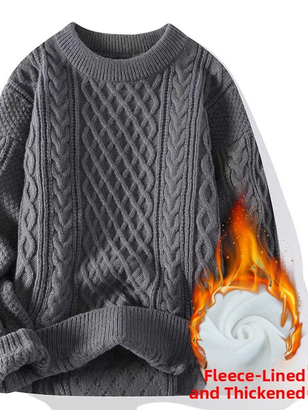 

Теплый свитер Thiened Fce для мужчин и женщин, устойчивый к ниже 40 глухов холода, круглый, трикотажный, внутренняя одежда, повседневная...