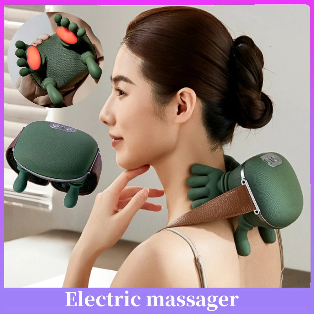 

N7 Master Hand Shoulder and Neck Massager Cervical Spine Massager Trapezius Neck Massager Hot Compress Electric Cervical