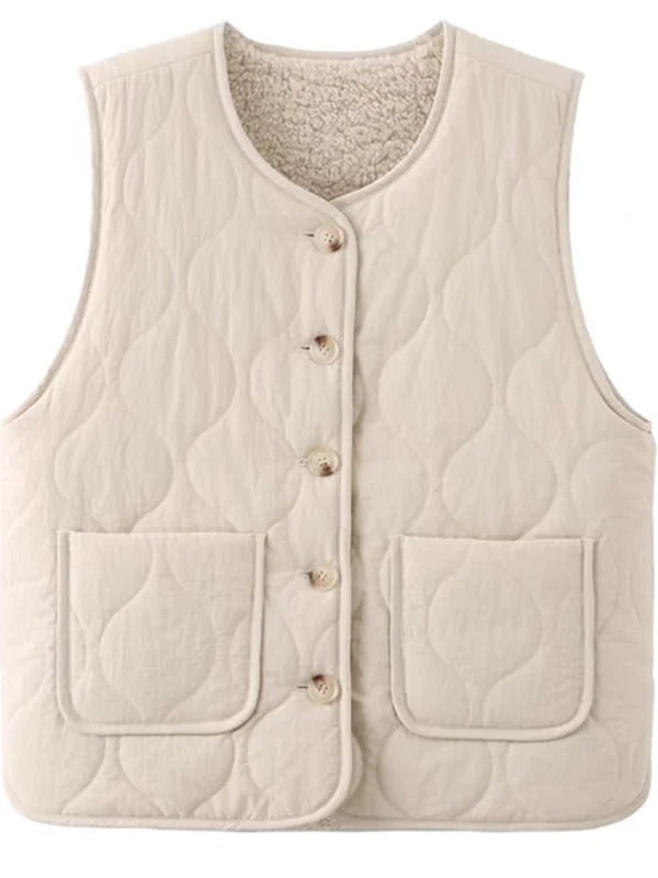 Herbst Winter Vintage Sli Warme Lamm Pelz Weste frauen High-End-Gefühl Doppelseitige Tragen Svel Jaet Oberbekleidung