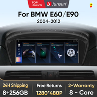 Junsun 8.8 Inch Wireless CarPlay Andorid Auto Car Radio For BMW 3 Series E60 E61 E63 E64 5 Series E90 E91 E92 E93 Audio Headunit