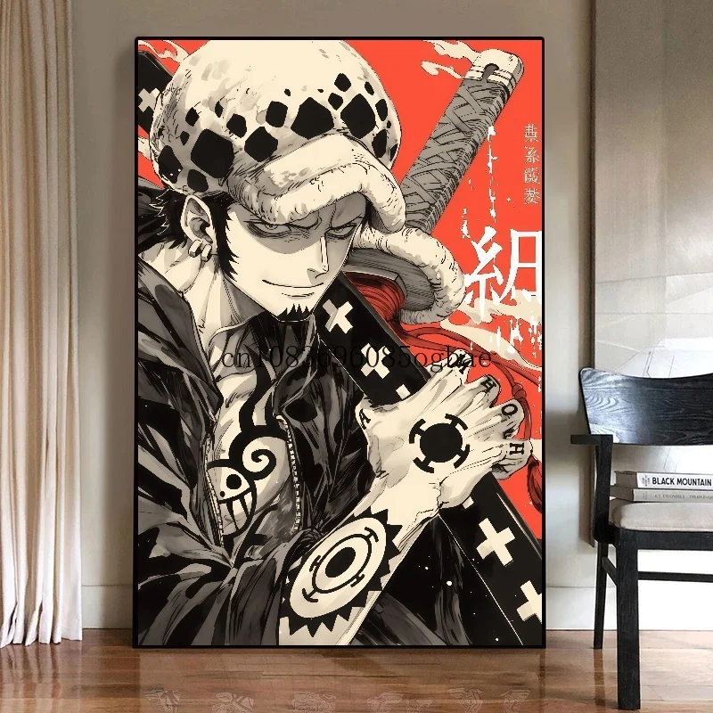 ワンピース トラファルガー・ロー HDキャンバス絵画 13x18cm