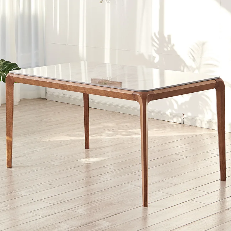 Combinaison table et chaise en bois massif