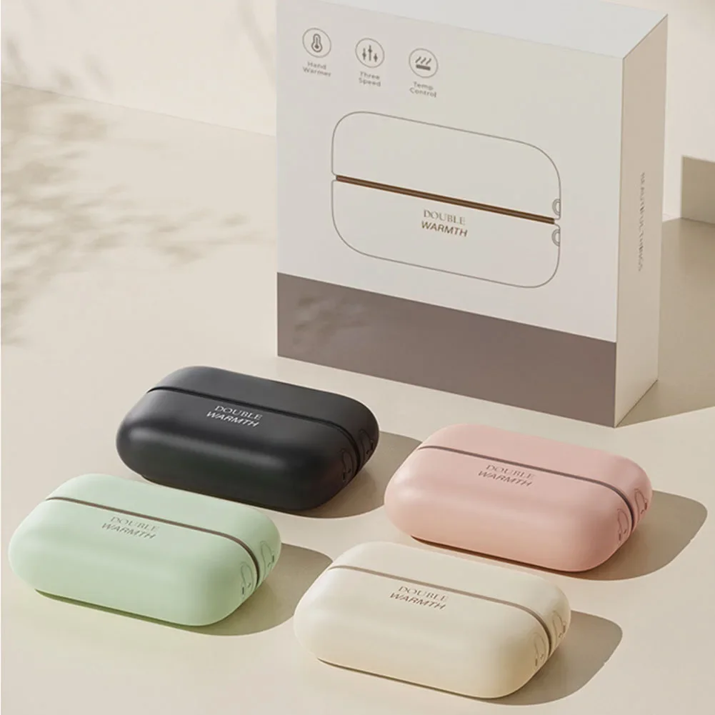 2 in 1 Magnetic Hand Warmer Mini Hand Warmer Heater 3 Temp Setting Split Pocket Heater Portable Hand Heater Christmas Gifts
