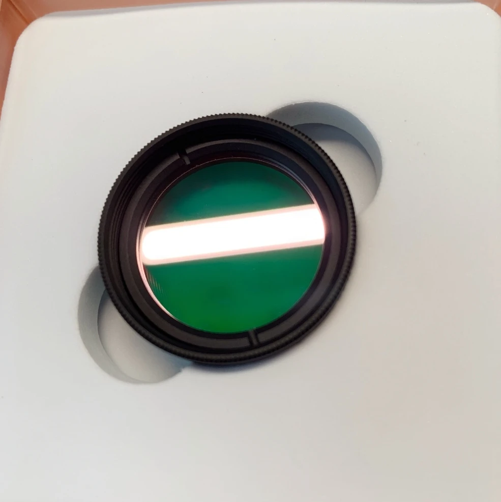 550nm Green Light Transmit Narrow Band Filter fLaser Sensor Phase Contrast Microscope Image Fluorescence Spectroscopy Detection