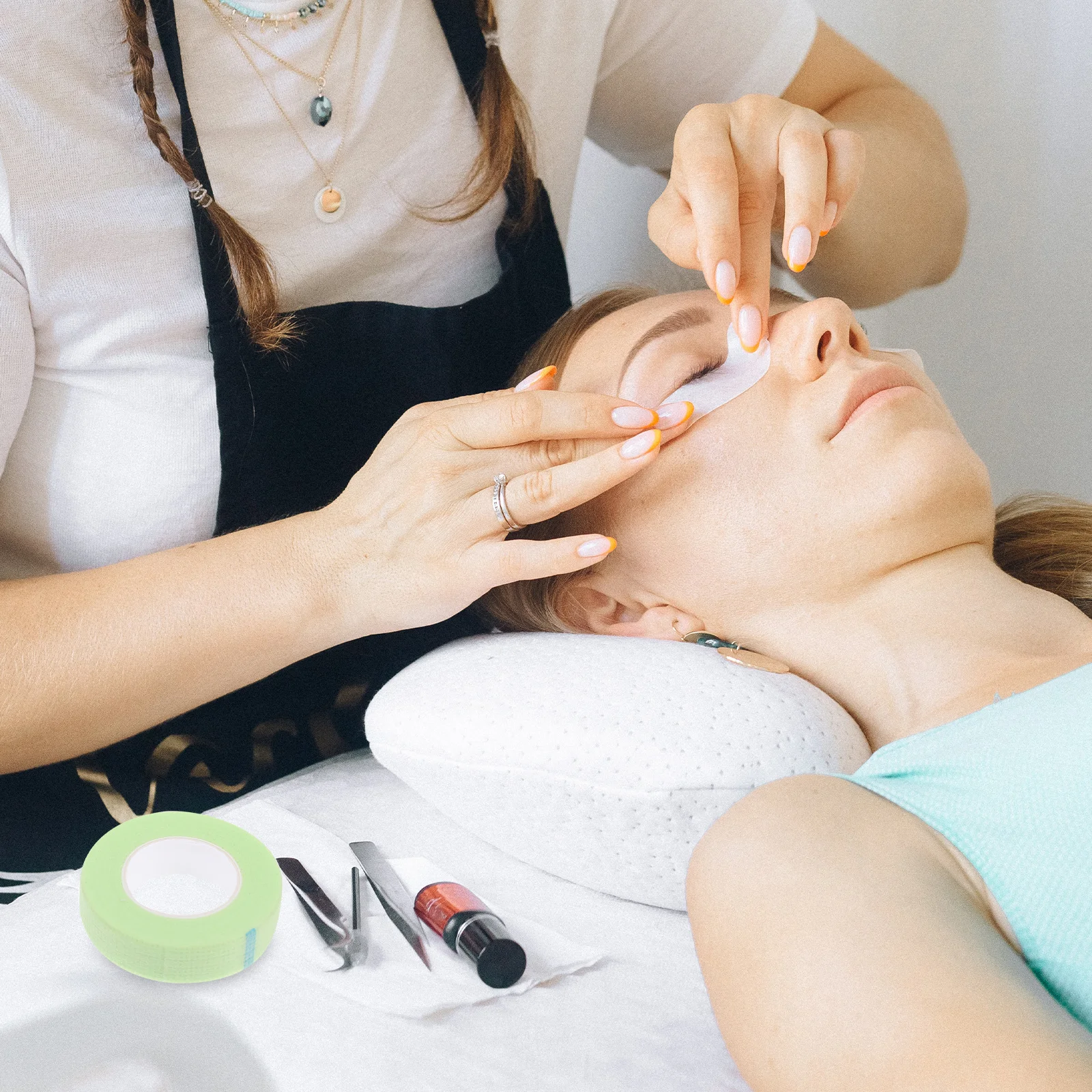 4-Rollen-Augenlid-Klebeband, professionelle, atmungsaktive Wimpernverlängerungsbänder für Schönheitssalon, Make-up-Künstler, Frauen, sichere, hautfreundliche Werkzeuge