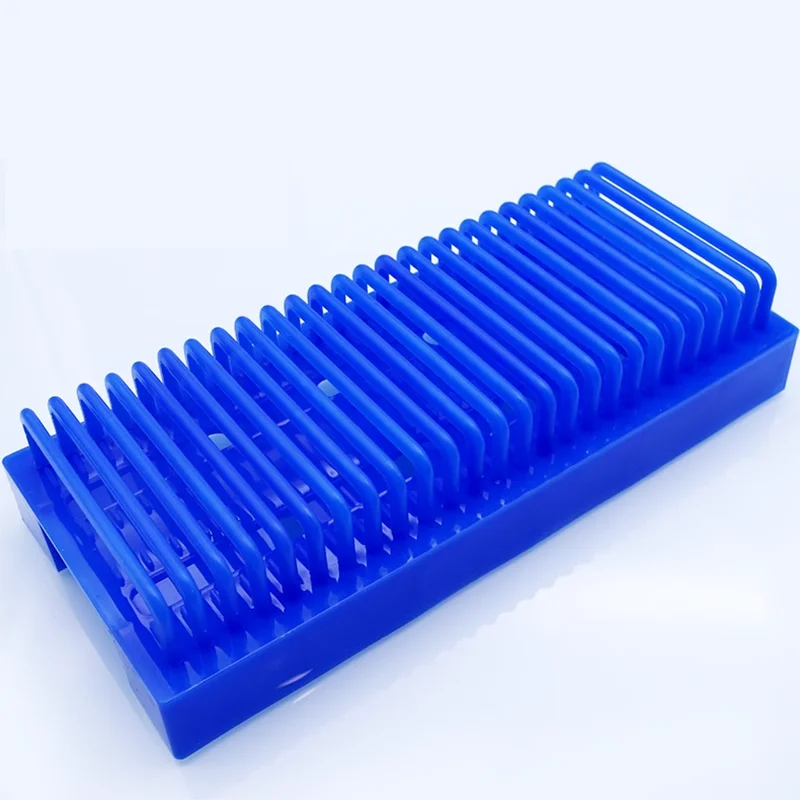 

Slide drain rack 25 pieces blue drying glass plate rack 66 columns 102 columns plastic test tube centrifuge tube drain rack