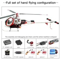 Schweizer JCZK 300C helicopter Hughes all metal high simulation model aircraft ALIGN 450L 470 380  aircraft H1 flight control