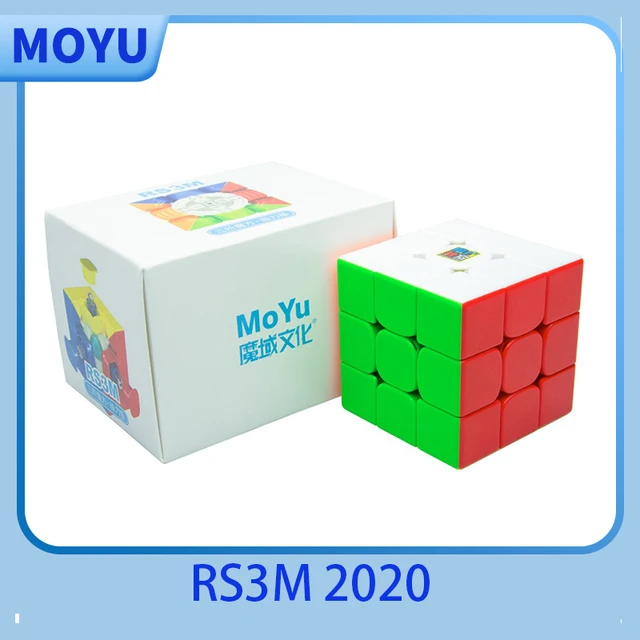 [JudyCube] Moyu RS3M 2020 3x3x3 Magnetic Magic Cube - Profesjonalna zabawka logiczna Maglev 2021 Aktualizowana wersja Cubo Magico RS3M UV