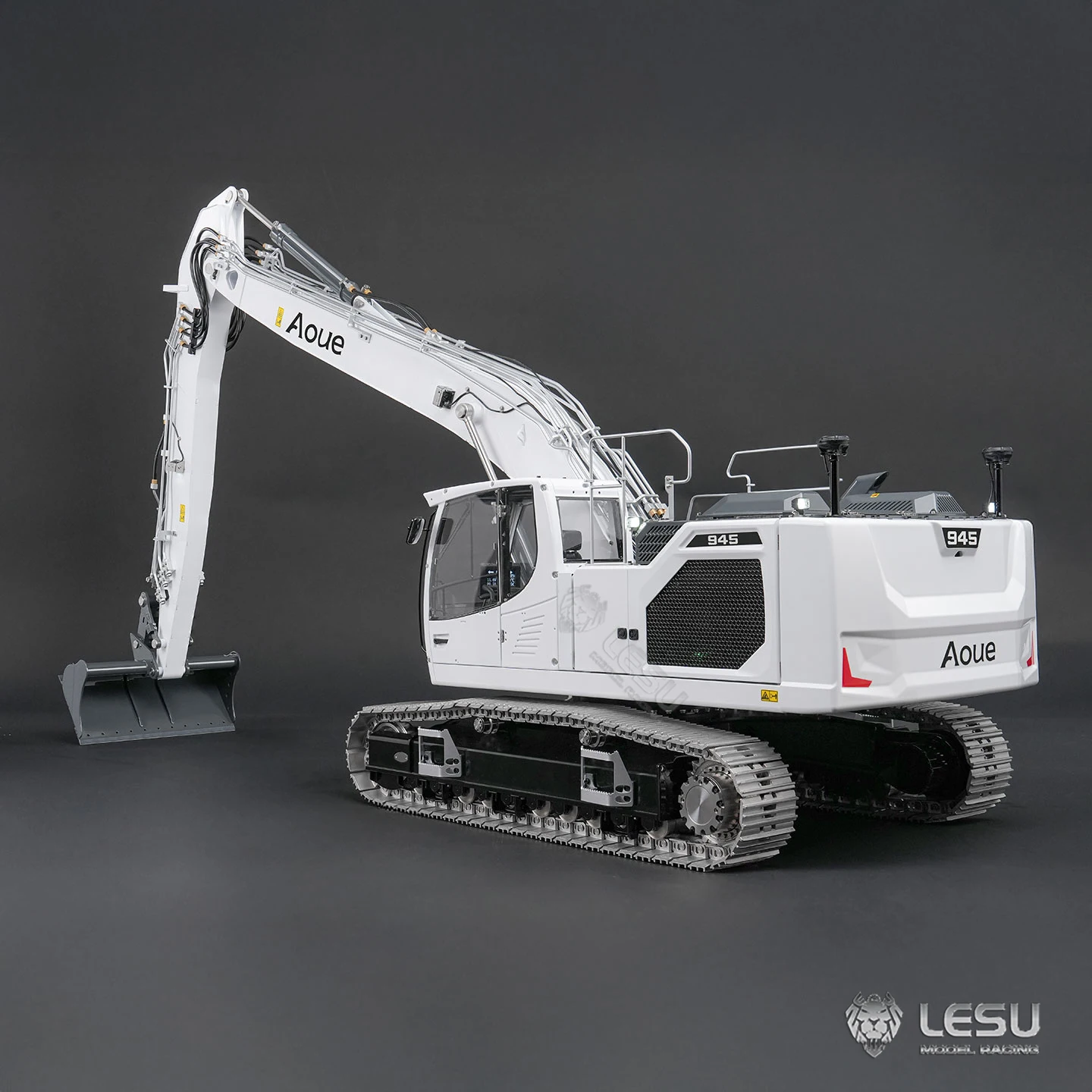 LESU 1/14 Aoue-LR945 Long-Arm Excavator Engineering Remote Control Hydraulic Model CNC 7-Way Directional Valve BA-B0034