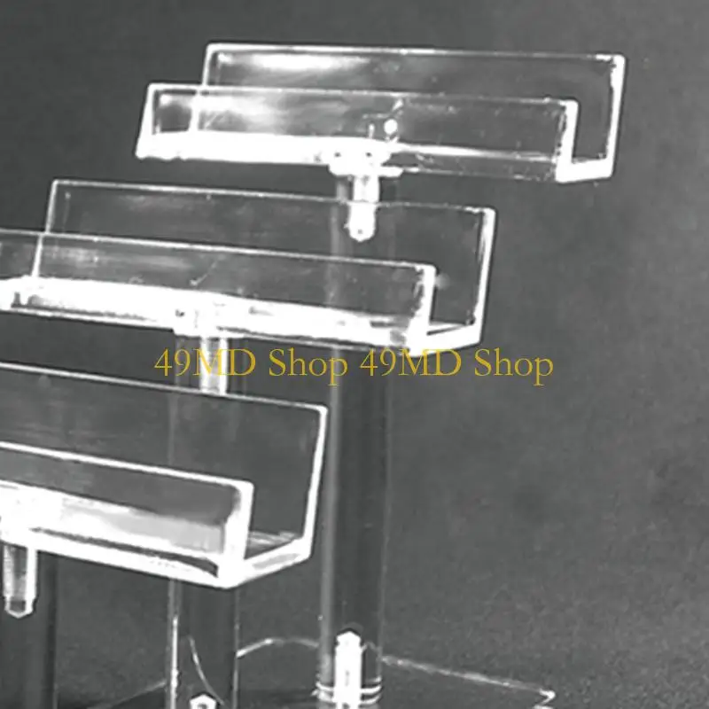 49MD Multipurpose Acrylic Sunglasses Holder, Organization System for 3/4/6 Pair of Glasses, Clear